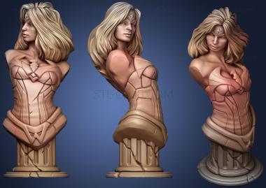 3D модель Бюст Чудо-женщины (STL)